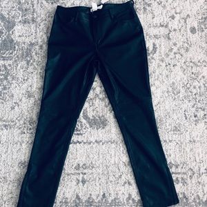 H&M faux leather skinny